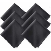 Lot de 100 chiffons de nettoyage en microfibre pour lunettes, chiffons de nettoyage en microfibre pour lunettes, chiffons de polissage pour bijoux en argent