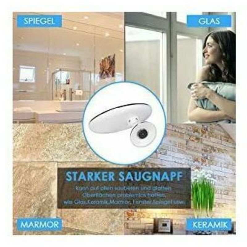 10X Miroir grossissant Vanity avec des lumières, 360 Degré de rotation