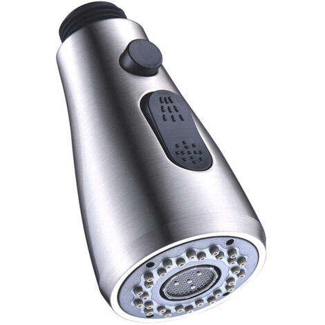 Ulisem Tête 2 Types de Jet Douchette Robinet Rétractable Mitigeur Evier Cuisine Douchette WC Remplacement Pour Robinet de Lavabo ou Pomme de Douche Universelle (1/5)