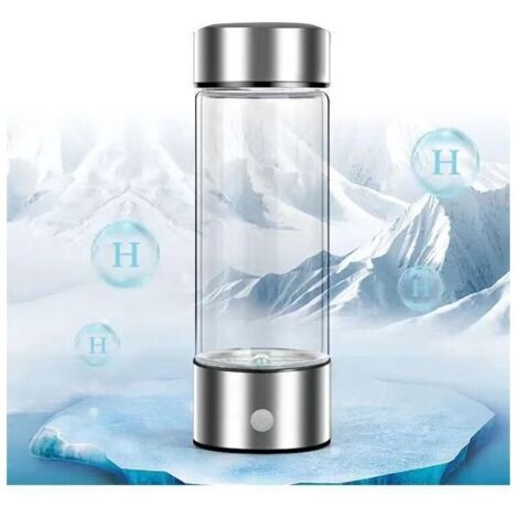 UlisemBouteille d'eau à hydrogène avec technologie PEM SPE – Essentials 2024 pour homme et femme – Générateur d'eau à hydrogène rechargeable avec boîte cadeau, machine à eau à hydrogène pour la maison
