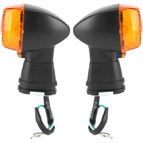 Ulisem2pcs Moto Clignotant Lumière Jaune Lumière Fit pour Kawasaki ZX900 Ninja ZX-9R (1/4)