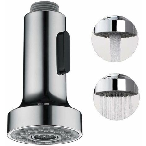 Ulisempour Cuisine 2 Modes Tête Cuisine Douchette Remplacement Douchette pour Rétractable Mitigeur Cuisine (1/4)