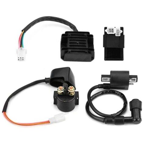 UlisemBobine CDI unité redresseur régulateur solénode pour 150cc 250cc PIT Quad Dirt Bike ATV Buggy Autres pièce de rechange pour voiture (1/4)