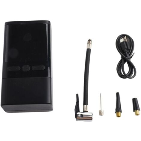 UlisemCompresseur à Air Portatif 4000mAh Gonfleur Pneus Voiture sans Fil Mini Pompe avec Lumière LED Affichage Numérique et Port C USB Electrique Compresseur pour Voiture, Moto, Vélo, Balle (1/4)