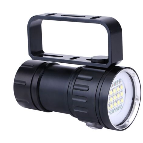 IPX8 18000lm 500M lampe de poche de plongée lampe étanche Camp extérieur