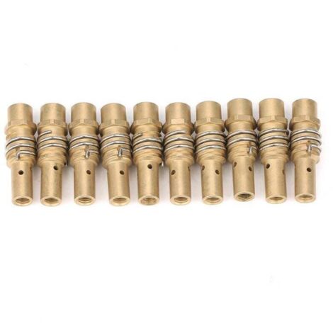 Ulisem10pcs Porte-embouts Buse Soudage MIG Consommable Accessoire pour Chalumeau Torche 15AK, Accessoire pour Soudage MIG Accessoires et pièces détachées pour fer à souder électrique (1/4)