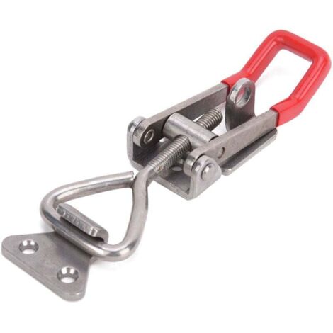 UlisemLoqueteau pour meuble Réglables, Loquet de Boîte, Sauterelle de Serrage Réglables Fermoir à Levier, Fermetures de Serrage, Capacité de Charge Jusqu'à 250 kg (1/4)