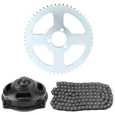 UlisemSystème d'entraînement T8F Chaîne et boîte de vitesses 6T et kit de pignon arrière pour mini moto 47cc 49cc (1/4)
