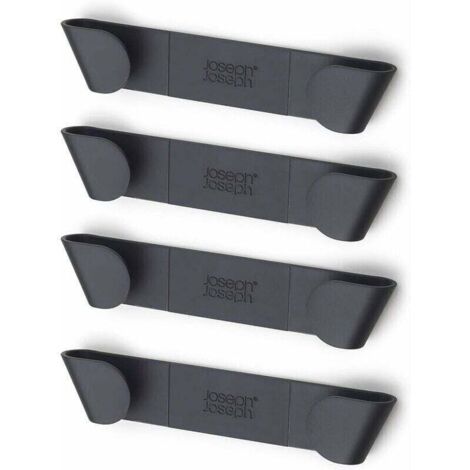 UlisemEnsemble de 4 porte-couvercles pour casseroles - Gris (1/4)