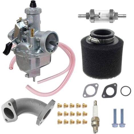 UlisemVM22 Carburateur d'admission de carburateur 26 mm Filtre à air 38 mm pour XR50 CRF70 KLX BBR RFZ Braaap Atomic DHZ SSR 110cc TaoTao Coolster 140cc Lifan YX Zongshen Apollo X15 X18 DBX125 (1/4)