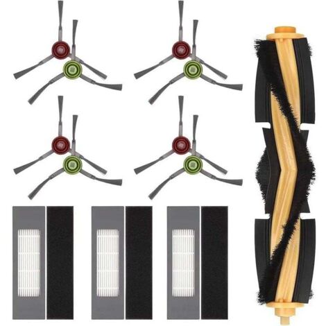 UlisemAccessoires pour Ecovacs N8 N8+ N8 Pro T9 T9+ T8 AIVI T8 AIVI+ OZMO 950 920 DX5G-KTA Aspirateur Filtre Kit Pièces Rechange1 Princ (1/4)