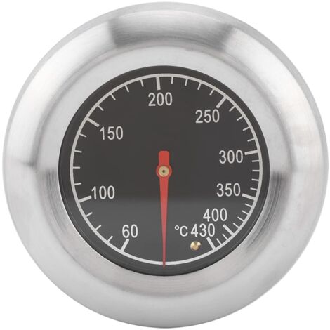 Ulisem BBQ Thermomètre pour Tous Les barbecues, Fumoir, Fumoir et Barbecue Chariot, Analogique, (1/5)