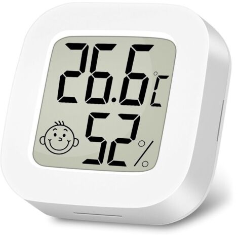 UlisemThermomètre Hygromètre Intérieur Digital à Haute Précision, Moniteur de Température et Humidimètre (1/4)