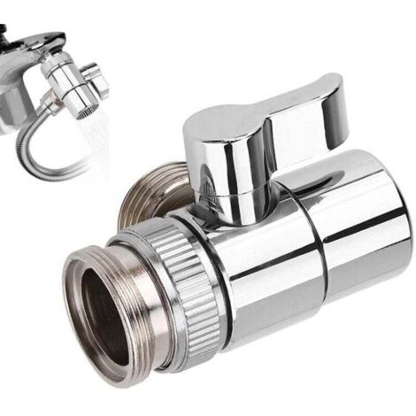 UlisemDouchette Composants de Douche Adaptateur Inverseur Système de Douche évier Robinet de Remplacement M22 X M24 (1/4)