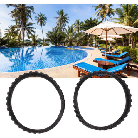 Ulisem2 pièces de chenilles de pneus de nettoyage de piscine pour MX6 MX8 MX9, R0526100, accessoires de remplacement de piste de ceinture de piscine, pneus de nettoyage de piscine (1/4)