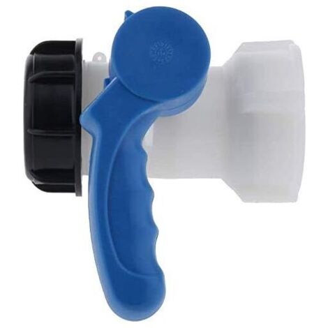 UlisemAdaptateur universel pour réservoir d'eau IBC, réservoir IBC, réservoir IBC, robinet de réservoir IBC, vanne à clapet DN40 62 mm. (1/4)