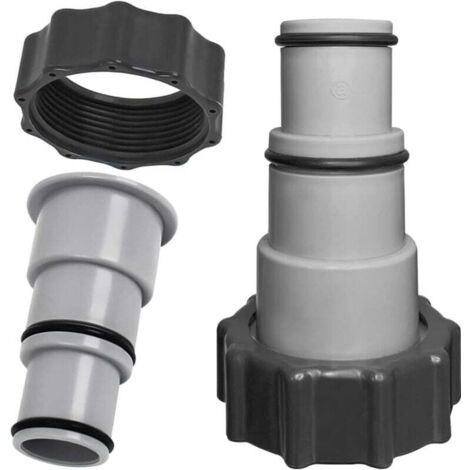 UlisemLot de 2 adaptateurs de tuyau de piscine avec filetage intérieur - Adaptateur de tuyau de rechange pour pompes (1/4)