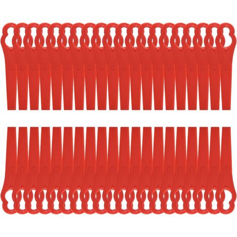 Lame Coupe Bordure Lames en Plastique de Rechange 8,3cm pour Jardin et Pelouse Coupe Bordures Grass Trimmer (120 Pcs) (1/5)