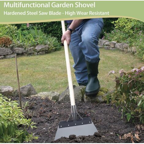 Pelle Jardinage Multifonctionnelle 25 Cm - Outil Désherbage Nettoyage Sol Sans Manche - Acier Manganèse