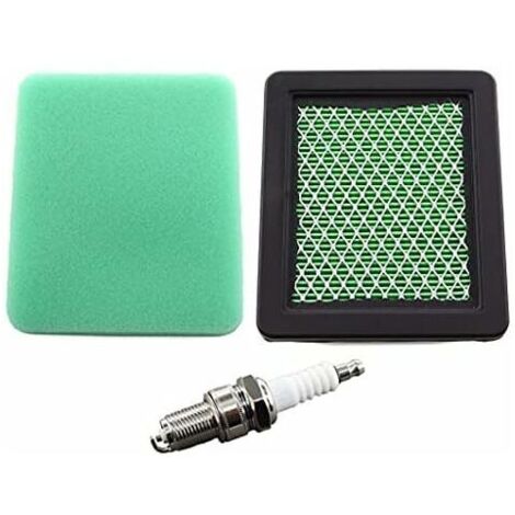 Ulisem Filtre à Air avec Préfiltre et Bougie d'Allumage pour Tondeuses Honda HRG415, HRG465, HRX426, HRX476, HRX537, HRB425, IZY, Remplace la Référence 17211-ZL8-023. (1/4)