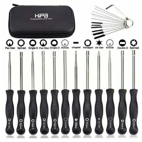 Ulisem – Kit de 12 outils de réglage de carburateur – Embouts résistants à la corrosion – Compatible moteurs 2 temps Poulan, Husqvarna, STHIL, Echo