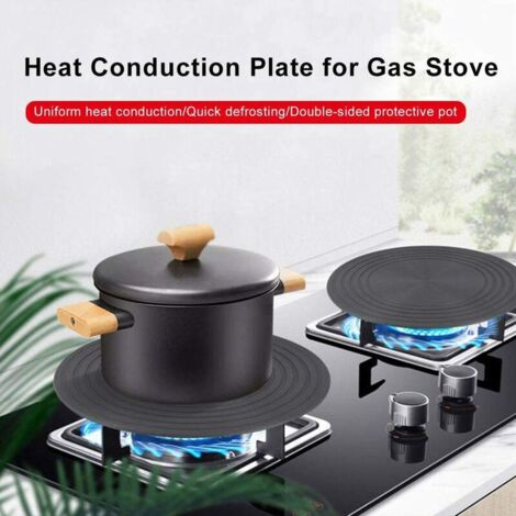 Diffuseur De Chaleur Pour Cuisinière - Acier Inoxydable 39x20 Cm, Protection Contre La Surchauffe - 4