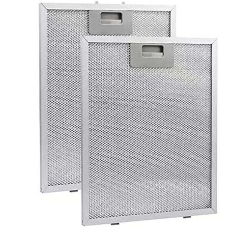 2 Pièces Filtres de Hotte Cuisine Filtre D'Aération D'Extracteur en Métallique 320X260mm Hottes à Graisse Cuisinière (1/4)