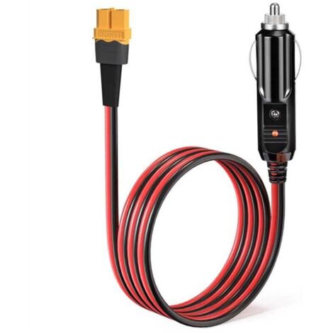 Câble de Chargement Allume-Cigare Vers XT60 12 V 24 pour S2000 EB55, 757/767 Series (1/4)