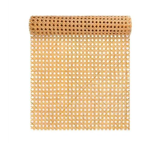 Sangle en Rotin Naturel de 16 Pouces Large, Rouleaux 40 Long (3,3 Pieds) pour Meubles, Chaises, Armoires et Plafonds (1/4)
