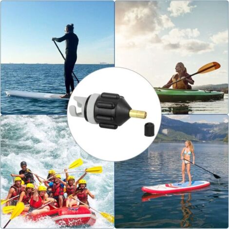 2 Packs Tuyau Adaptateur Pompe à Pied pour Pièces Gonflables de Kayak de Bateau de Surf
