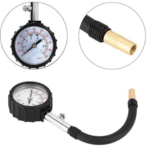 Kit Test Pression Carburant Kit Manomètre Testeur De Pression Pour Pompe à Injection Essence/diesel 0-140 PSI - Avec étui De Transport Kit Manomètre Testeur Pompe à Injection