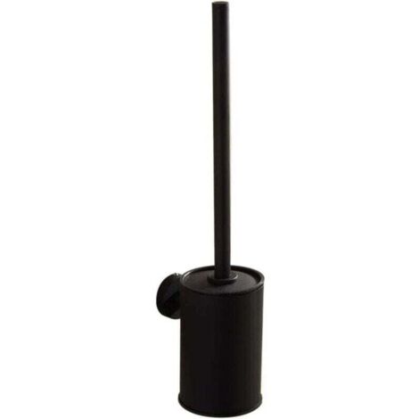 WC Suspendu Noir Support Mural Brosse de Toilette Noir 304 en Acier InoxydableLa taille est 38 9 13 (cm)