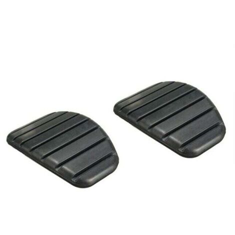 2pc Couvre-pédale d'embrayage pour voiture, Couvre-pédale de frein en caoutchouc antidérapant pour Megane Laguna Clio Kango Scenic