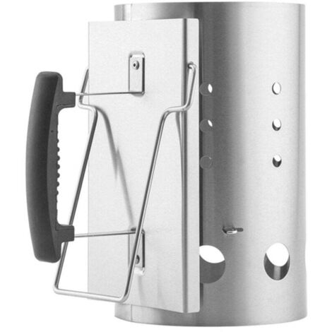 Cheminée d'allumage, Rapidfire Starter - (27cm de hauteur), allume-Ø 17cm, aide à l'allumage pour charbon et briquettes