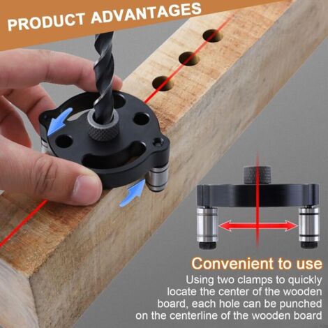 Lot 12 Positionneurs De Forage 3-16 Mm – Bagues De Profondeur Acier Inox Avec Clé Allen – Arrêt Précis Pour Perceuse & Bois