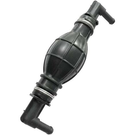 Pompe poire d'amorçage carburant 17051-EC00B - Pompe à carburant de 8 mm - Pompe d'amorçage de gasoil compatible - Vanne à vanne unidirectionnelle - Pompe à huile à main - Multicouleur