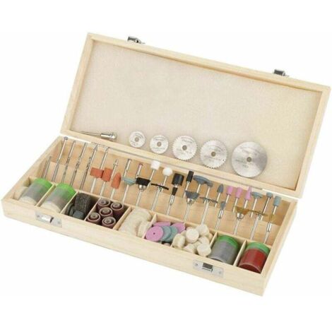 Lot de 242 accessoires pour outils rotatifs, accessoires pour perceuse à rotation, outil rotatif pour graver, couper, polir, poncer, etc. Ikodm (1/4)