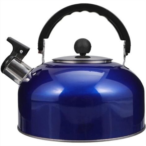 Bouilloire Randonnée Bouilloire Sifflante En Acier Inoxydable 1,8L - Poignée Pliable, Bec Sifflet, Pour Camping, Randonnée, Cuisine Bouilloire Pour Randonnée