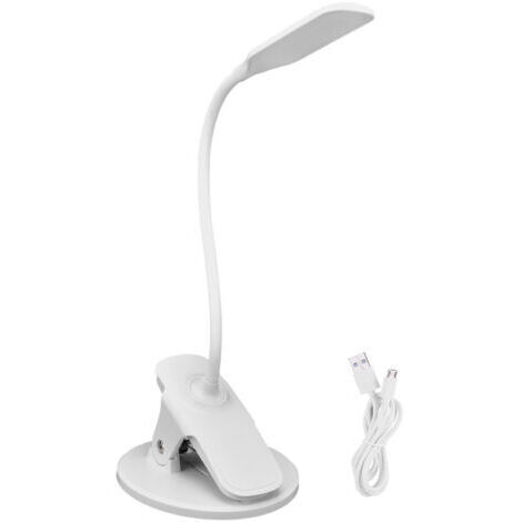 Lampe de bureau intelligente pour le soin des yeux, lampe de lecture de nuit pliante, alimentée par USB, lampe de bureau à Clip, lumière de dortoir