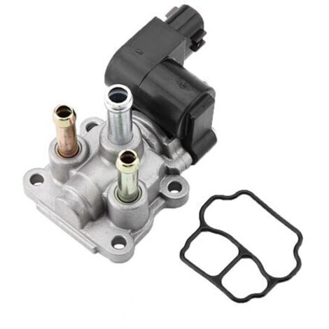 Valve de régulation de ralenti, haute précision et longue durée de vie 22270-16090, valve d'air argent et noir pour remplacement automobile Corolla (1/5)