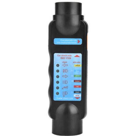 Connecteur de remorque 12V 7 broches Câblage plug-and-play Compatible voitures commerciales et remorques Testeur inclus (1/5)