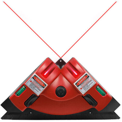Niveau de projection laser à angle droit Boîtier en plastique intégré Ligne verticale horizontale infrarouge pour carrelage rouge (1/5)