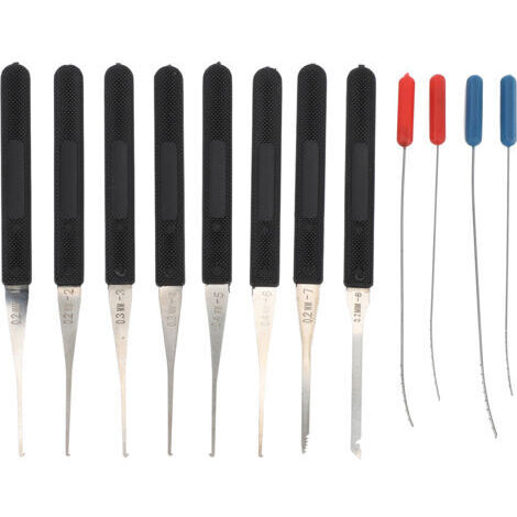 Kit de 12 extracteurs de clés cassées (0,2-0,4 mm) pour réparation et entretien (1/5)