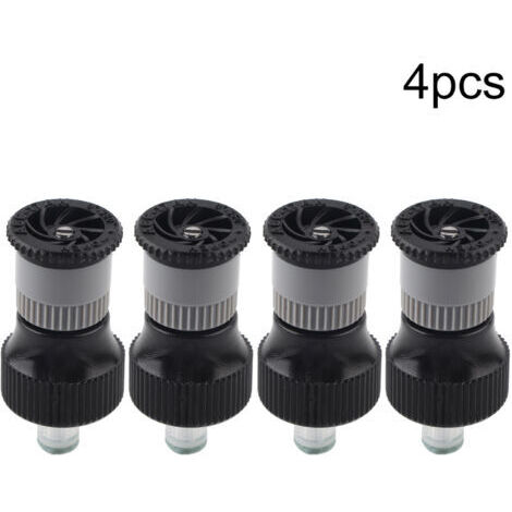 Buse d'arrosage en plastique pour jardin, outil d'irrigation, filetage femelle G1/2 po DN15, lot de 4 arroseurs enterrés, buse réglable, pour pelouses (1/5)