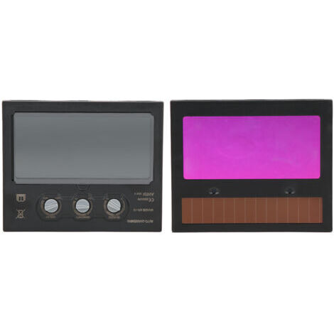 ‌Écran de Masque de Soudure‌ - Lentille LCD à Assombrissement Automatique Solaire - Petite Plaque de Réglage - Pièce de Rechange