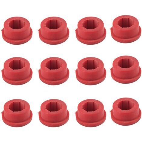 Silentblocs de bras de suspension inférieurs (LCA) rouges résistants, silentblocs de carrossage arrière décoratifs en polyuréthane, accessoire auto pour route (1/5)