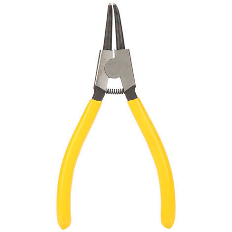 Pince à circlips courbée en acier inoxydable avec poignée de 17,8 cm (7 po) - Outil mécanique de retenue TU-175SB (1/5)