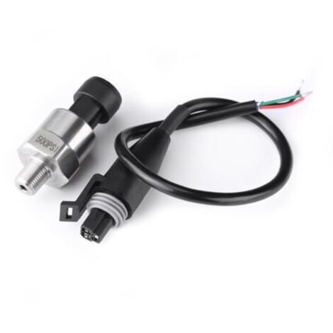 Transducteur de pression, émetteur et capteur en acier inoxydable pour huile, carburant, air et eau (500 PSI) (1/5)