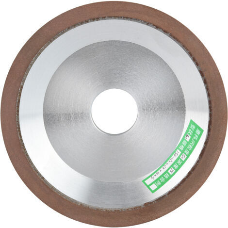 Meule diamantée, disque de polissage en résine, diamètre extérieur 150 mm, facile à installer, résistant à l'usure, haute dureté pour le polissage des métaux. (1/5)