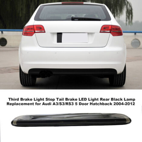 Troisième feu stop arrière à LED noir de remplacement pour Audi A3/S3/RS3 5 portes (2004-2012) (1/5)